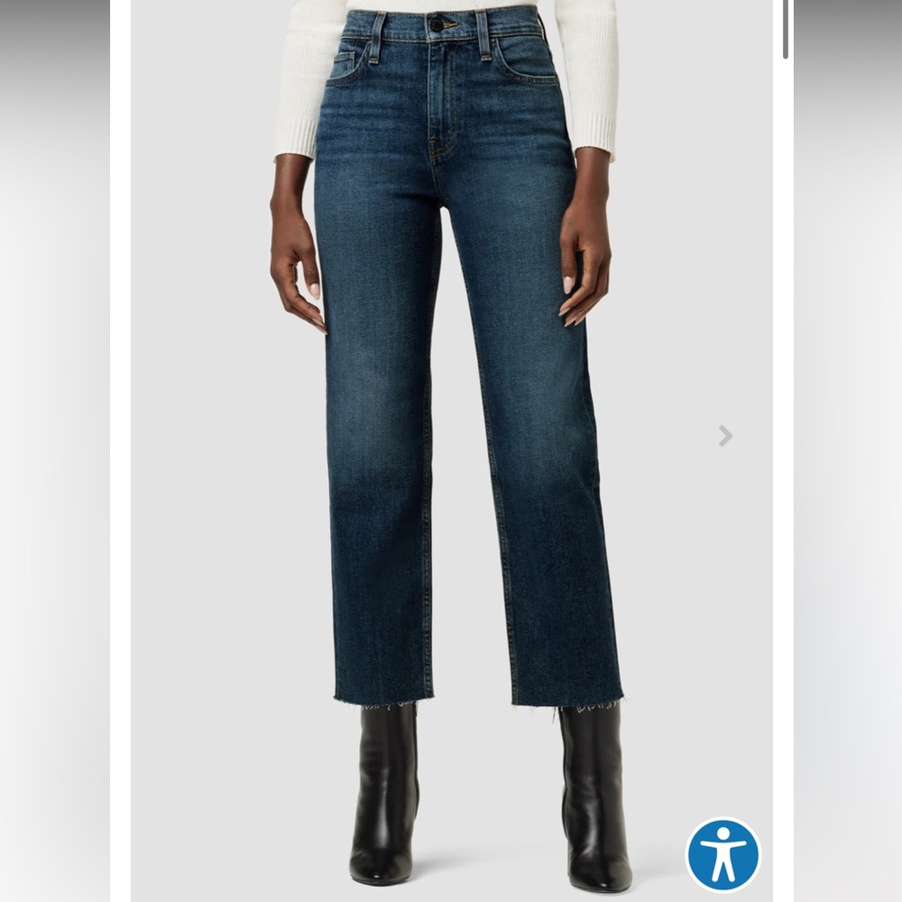 Hudson Remi High Rise Straight Ankle Jean Dark Wash